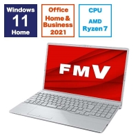 FUJITSU(xm)  FMVA50H3S  m[gp\R FMV LIFEBOOK AH50/H3 t@CVo[  [15.6^/Win11Home/AMD Ryzen7/16GB/SSD256GB/Office